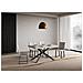 Tavolo allungabile 90x140/244 cm Plaker cashmere gambe antracite - Foto miniatura 2