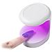 Lampada Per Asciugare Le Unghie Uv Ultravioletta Usb. Per Smalti Speciali Tipo Semipermanente, Acrilici, Ecc. 5x1x3cm. Colore Bianco - Foto miniatura 1
