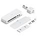 UniFi Flex 2.5G Gestito L2 2.5G Ethernet (100/1000/2500) Supporto Power over Ethernet (PoE) Montaggio da desktop /parete Bianco - Foto miniatura 2