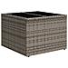 Set di Divani da Giardino a 9 Pezzi con Cuscini Rattan Grigio,  Divano da Giardino a 2 Posti con Cuscini Rattan Grigio - Foto miniatura 6