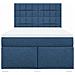 Giroletto a Molle con Materasso Blu 140x190 cm in Tessuto - Foto miniatura 4
