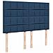 Giroletto a Molle con Materasso Blu 140x190 cm in Tessuto - Foto miniatura 8