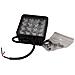 Faro Da Lavoro 16 Led Epistar A Largo Raggio Freddo 48w Ip67 - Foto miniatura 4