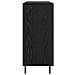 Credenza Nero 90 x 34 x 80 cm Legno multistrato - Foto miniatura 7