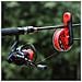Avvolgi Filo Per Mulinello Da Spinning Portatile Con Protezione In Silicone - Porta Bobina Regolabile Black+red - Foto miniatura 3