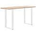 Gambe per tavolo da bar a forma di U 2 pz bianche 60x(90-91) cm in acciaio - Foto miniatura 8