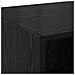 Credenza Rovere Nero 40 x 42,5 x 185 cm Legno multistrato - Foto miniatura 9
