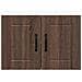 Armadi a pareti per cucina 2 pcs Rovere Marrone 60 x 31 x 40 cm - Foto miniatura 7