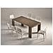 Ficarolo - Consolle Allungabile 8 Posti, 186x90x78h Cm Marrone Noce - Foto miniatura 3