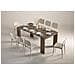 Ficarolo - Consolle Allungabile 8 Posti, 186x90x78h Cm Marrone Noce - Foto miniatura 6