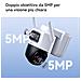 AOV Dual KIT Telecamera da esterno, motorizzata, 4G e Wi-Fi a batteria ricaricabile con doppia ottica, risoluzione 5MP + 5MP, sirena integrata e faretti, deterrenza attiva con luci rosse e blu, rilevamento movimento /umano, visione notturna a colori, comunicazione bidirezionale, Wi-Fi a 2.4GHz registrazione eventi continua su Micro SD fino a 512Gb - NVR o Cloud. Resistente alle intemperie IP66. Certificazione GDPR. Il Kit comprende il pannello solare da 8W, una SIM Dati 4G ed una SD da 128Gb - Foto miniatura 38