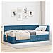 Struttura Letto Angolare con Materasso 2 pcs Blu Velluto - Foto miniatura 2