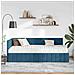 Struttura Letto Angolare con Materasso 2 pcs Blu Velluto - Foto miniatura 3