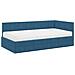 Struttura Letto Angolare con Materasso 2 pcs Blu Velluto - Foto miniatura 4
