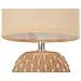 Lampada Da Tavolo Vkh98-beige-ceramica-14x14x27 Cm - Foto miniatura 3