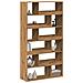 Libreria Rovere Artigianale 100x33x187,5 cm in Truciolato - Foto miniatura 3