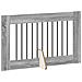 Cancello per cani con supporti 6 pcs Grigio Sonoma 100 x 60 cm - Foto miniatura 5