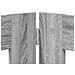 Cancello per cani con supporti 6 pcs Grigio Sonoma 100 x 60 cm - Foto miniatura 6