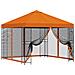 Gazebo da giardino con pareti laterali 3 x 3 m Arancione - Foto miniatura 1