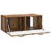 Mobile Porta TV da Muro Legno antico 78,5 x 41 x 30 cm - Foto miniatura 3
