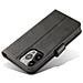 Custodia Magnetica Con Flap E Portafoglio, Per Infinix Hot 30 - Nera - Foto miniatura 3