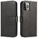 Custodia Magnetica Con Flap E Portafoglio, Per Infinix Hot 30 - Nera - Foto miniatura 4