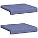 Cuscino per panchina 2 pz Tessuto Blu jeans Profondità 35 cm - Foto miniatura 6