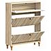 Mobile per scarpe ALKMAAR 78 x 24 x 103 cm Legno ingegnerizzato - Foto miniatura 3