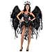 Copricapo, vestito e ali del costume di Dark Angel Taglia XL - Foto miniatura 1