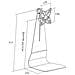 Supporto da Scrivania FPMA-D850BLACK per Monitor LCD /LED /TFT - Foto miniatura 2