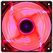 Air Force 14cm, Ventilatore, Computer case, 14 cm, Nero, Rosso, LED, Rosso - Foto miniatura 7