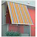 Tenda da Sole a Caduta con Bracci Colore Righe Giallo - Foto miniatura 2