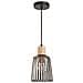 Lampadario Baguet Con Paralume A Gabbia - Foto miniatura 1