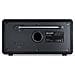 DR-450 (BK) - Radio digitale portatile con DAB / DAB+ / FM, Bluetooth 4.2, funzione sveglia / sonno e snooze, effetto legno, colore: Nero - Foto miniatura 4