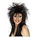Parrucca Rock Nera Da Donna - Foto miniatura 1