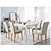 Set Di 2 Sedie Da Pranzo In Pelle Sintetica Beige Broadway - Foto miniatura 2
