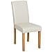 Set Di 2 Sedie Da Pranzo In Pelle Sintetica Beige Broadway - Foto miniatura 10