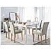 Set Di 2 Sedie Da Pranzo In Pelle Sintetica Beige Broadway - Foto miniatura 11