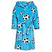 Fleece-bademantel Fußball, Accappatoio Bambino, Blu (original), 122 (122/128)  - Foto miniatura 1