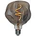 Lampadina Maxi Globo Bumped, Decorativa, Con Filamento A Spirale, Fumo In Vetro, 14 X 14 X 18,5 Cm, 1 X E27, 5w, 150lm, 2000k, 240v - Foto miniatura 1