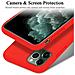 Custodia Compatibile Con Apple Iphone 11 Pro Max 6.5 In Liquid Rosso - Coperchio Protettivo In Silicone Tpu Flessibile - Foto miniatura 8