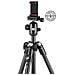 Mkelmii4cmb-bh Cavalletto Fotocamere Bluetooth Fibra Di Carbonio Testa A Sfera Nero - Foto miniatura 4