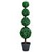 Pianta Di Bosso Artificiale A Sfera Con Vaso Verde 90 Cm - Foto miniatura 1
