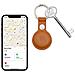 Custodia Originale Ciondolo Per Apple Airtag Beam Leather Brown - Foto miniatura 5
