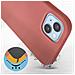 Cover Per Iphone 14 In Silicone Semi-rigido Soft-touch Rosa Cipria - Foto miniatura 3