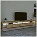 Mobile Porta Tv Con Luci Led Rovere Sonoma 290x36,5x40 Cm - Foto miniatura 3