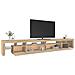 Mobile Porta Tv Con Luci Led Rovere Sonoma 290x36,5x40 Cm - Foto miniatura 6
