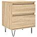 Comodino Rovere Sonoma 40x35x50 Cm In Legno Multistrato - Foto miniatura 2