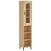 Credenza Rovere Sonoma 34,5x34x180 Cm In Legno Multistrato - Foto miniatura 2