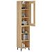 Credenza Rovere Sonoma 34,5x34x180 Cm In Legno Multistrato - Foto miniatura 3